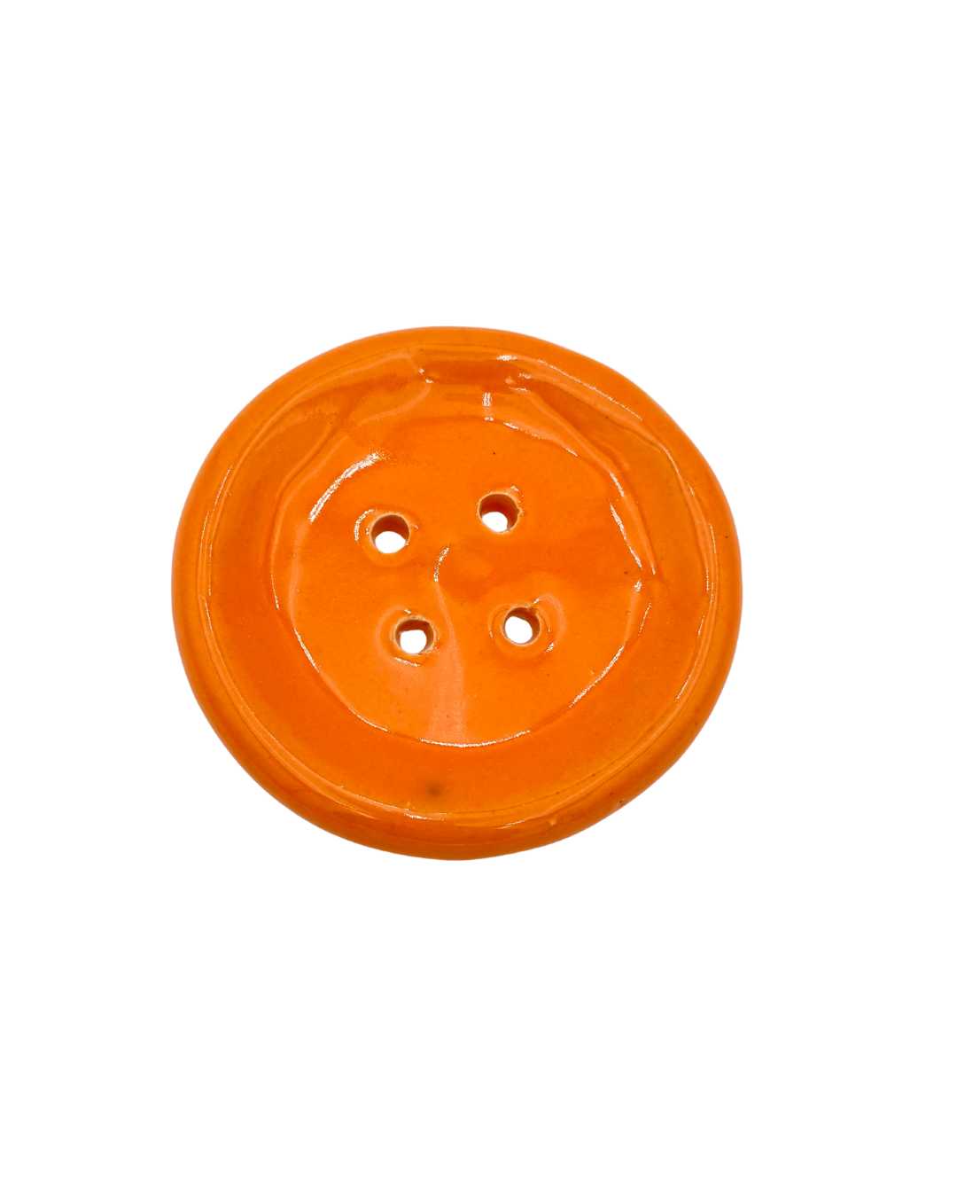 Button Catch All/Spoon Rest (Orange)