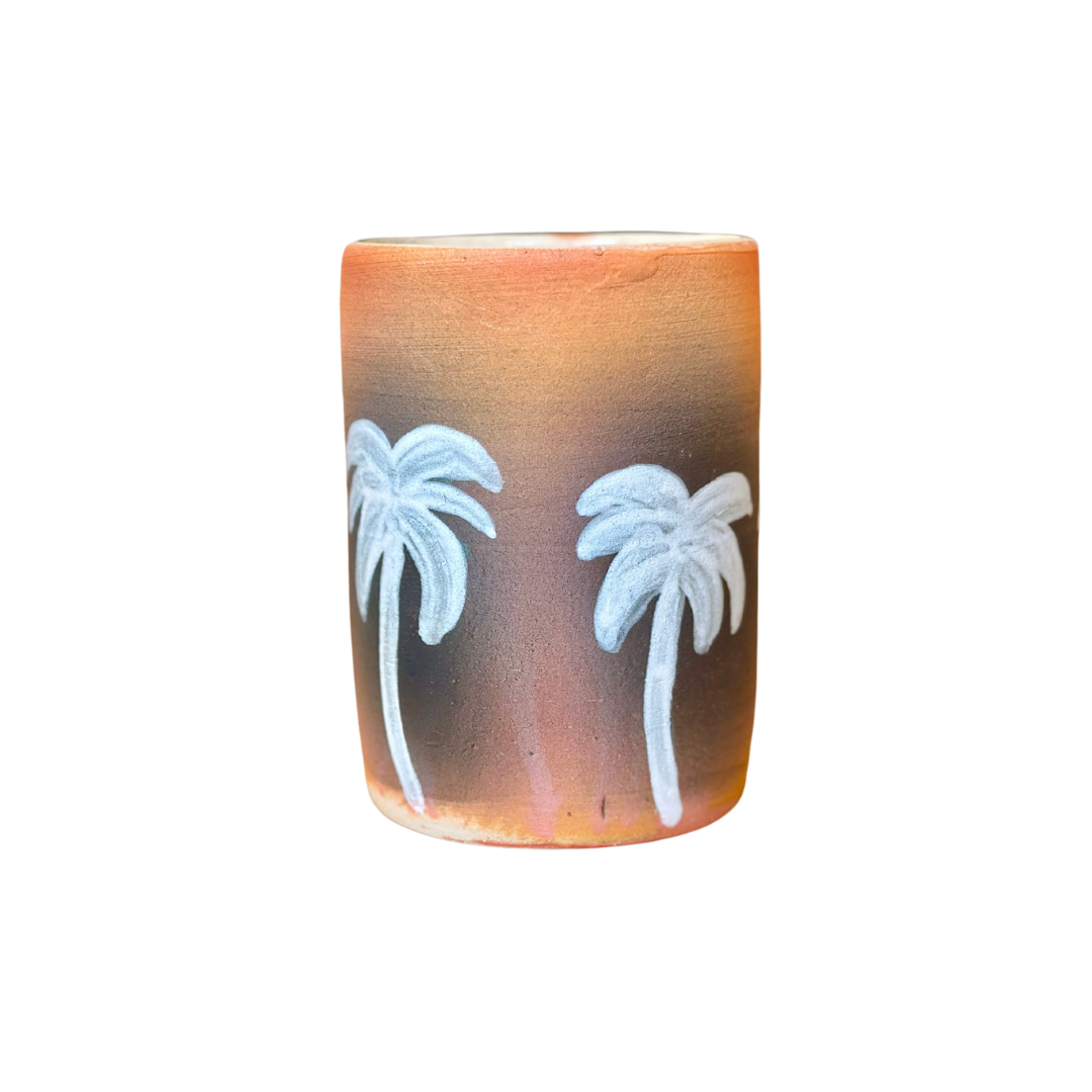 Palm Tree Cup (black/orange) Seconds