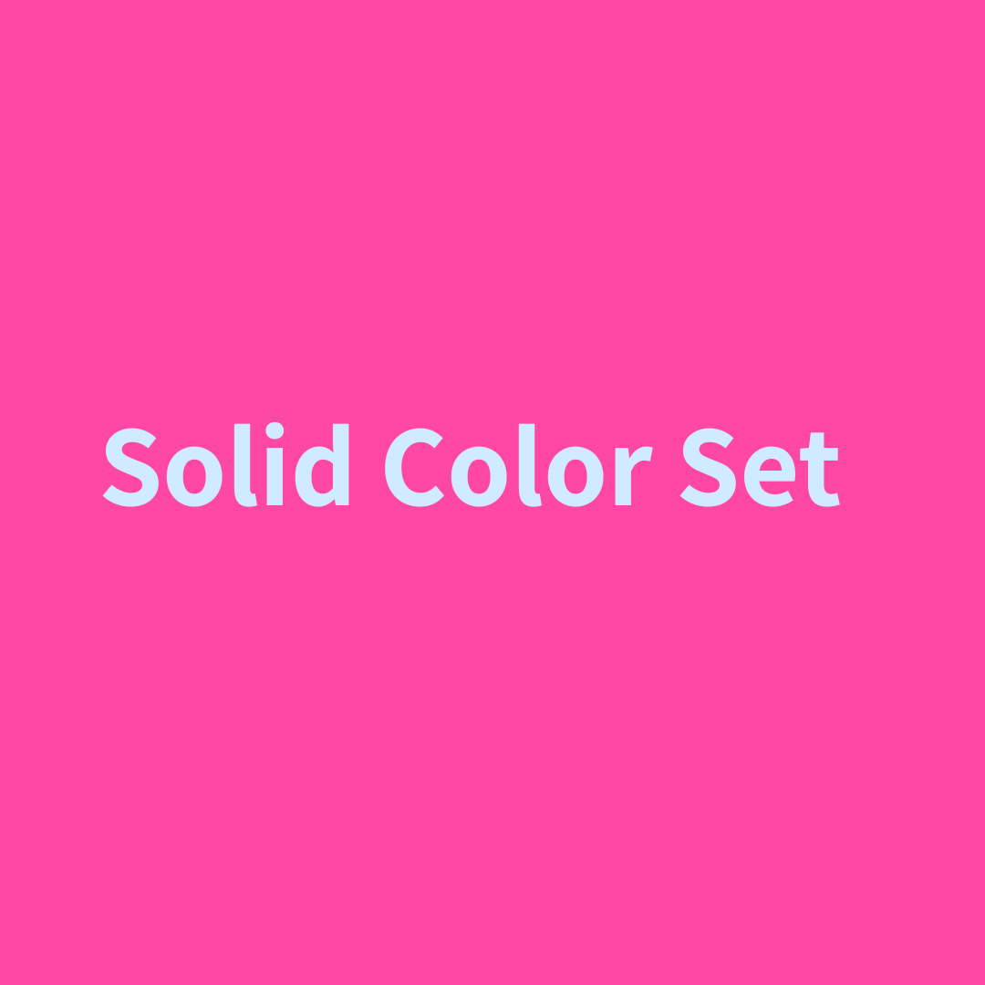 Any Solid Color Set