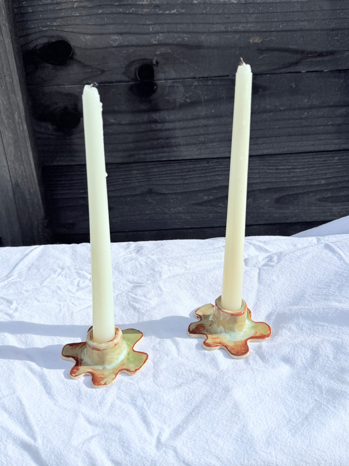 Flower Candle Holders
