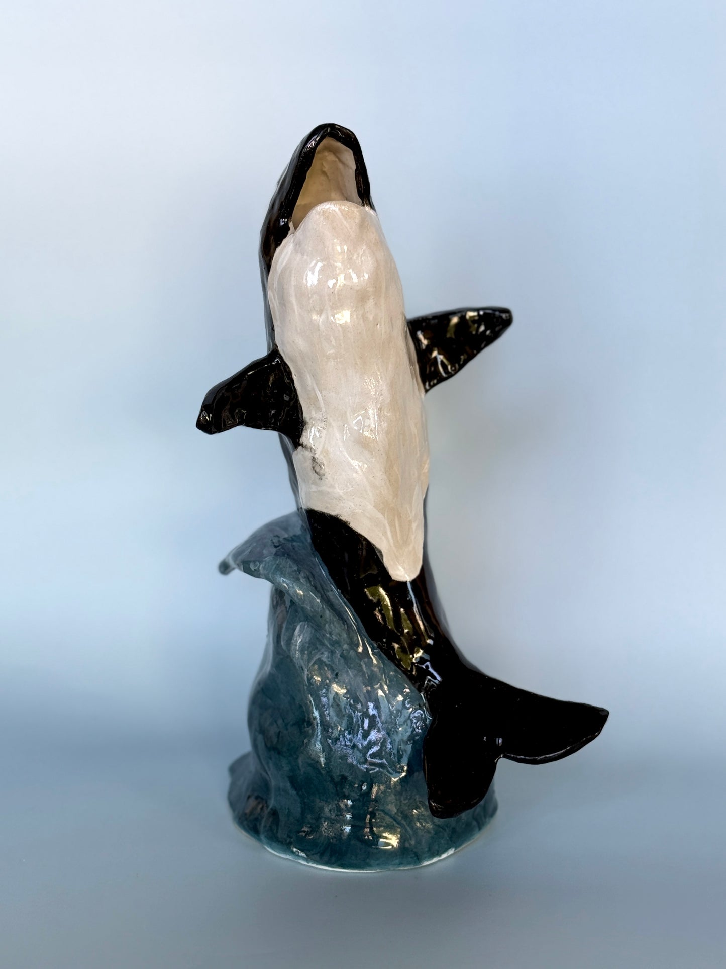 Orca Whale Vase