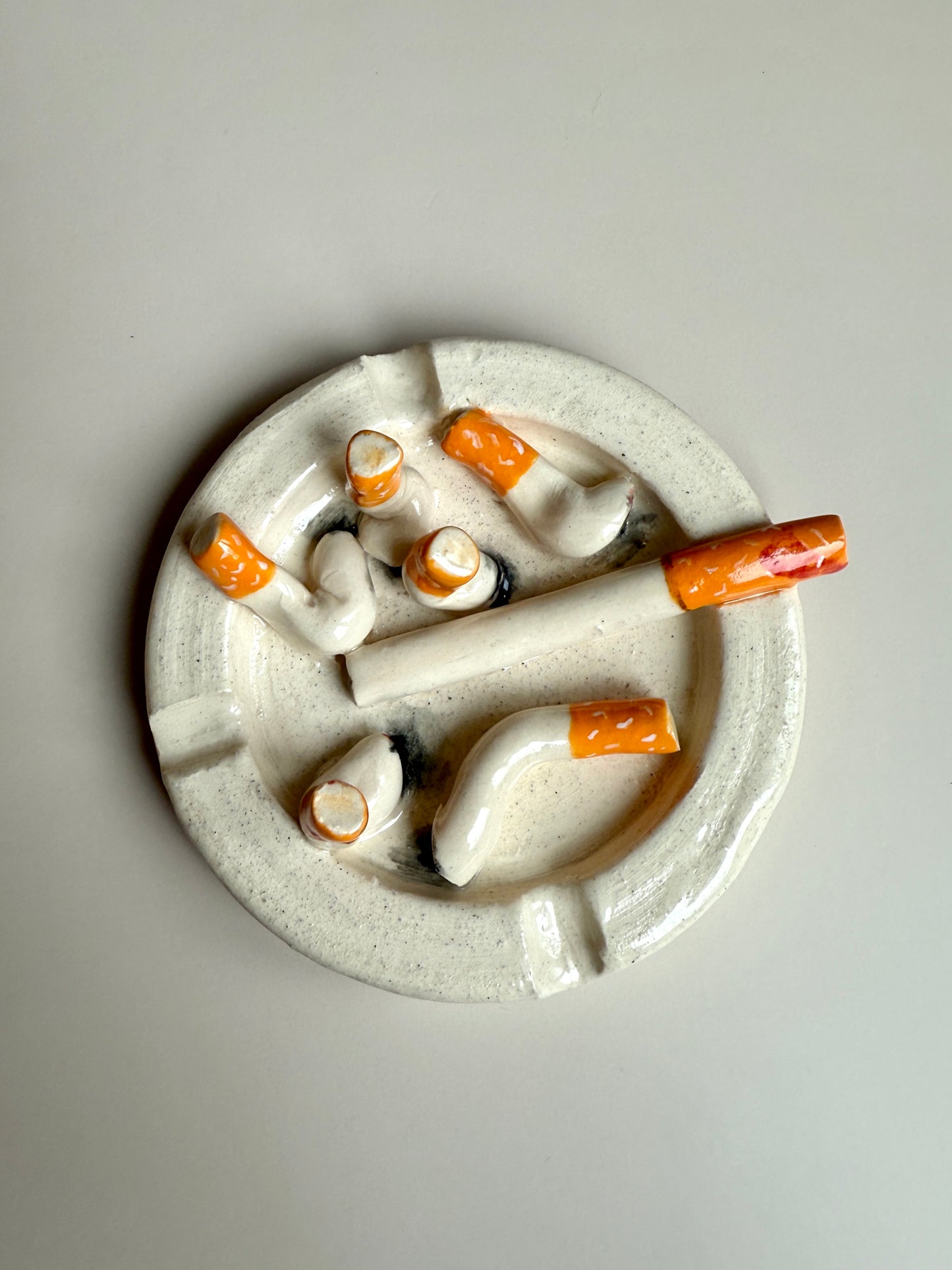 Ash Tray Catch All Sculpture 02 (all cigarettes)