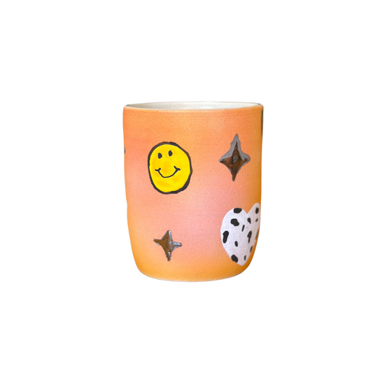 Millenial Doodle Cup (creamsicle)