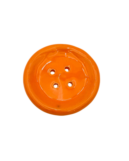 Button Catch All/Spoon Rest (Orange)