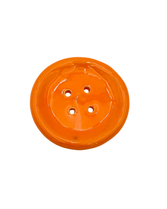 Button Catch All/Spoon Rest (Orange)