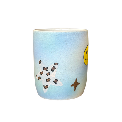 Millenial Doodle Cup (blue)