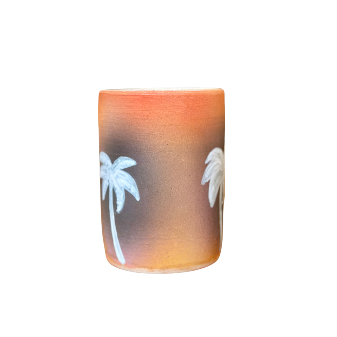 Palm Tree Cup (black/orange) Seconds