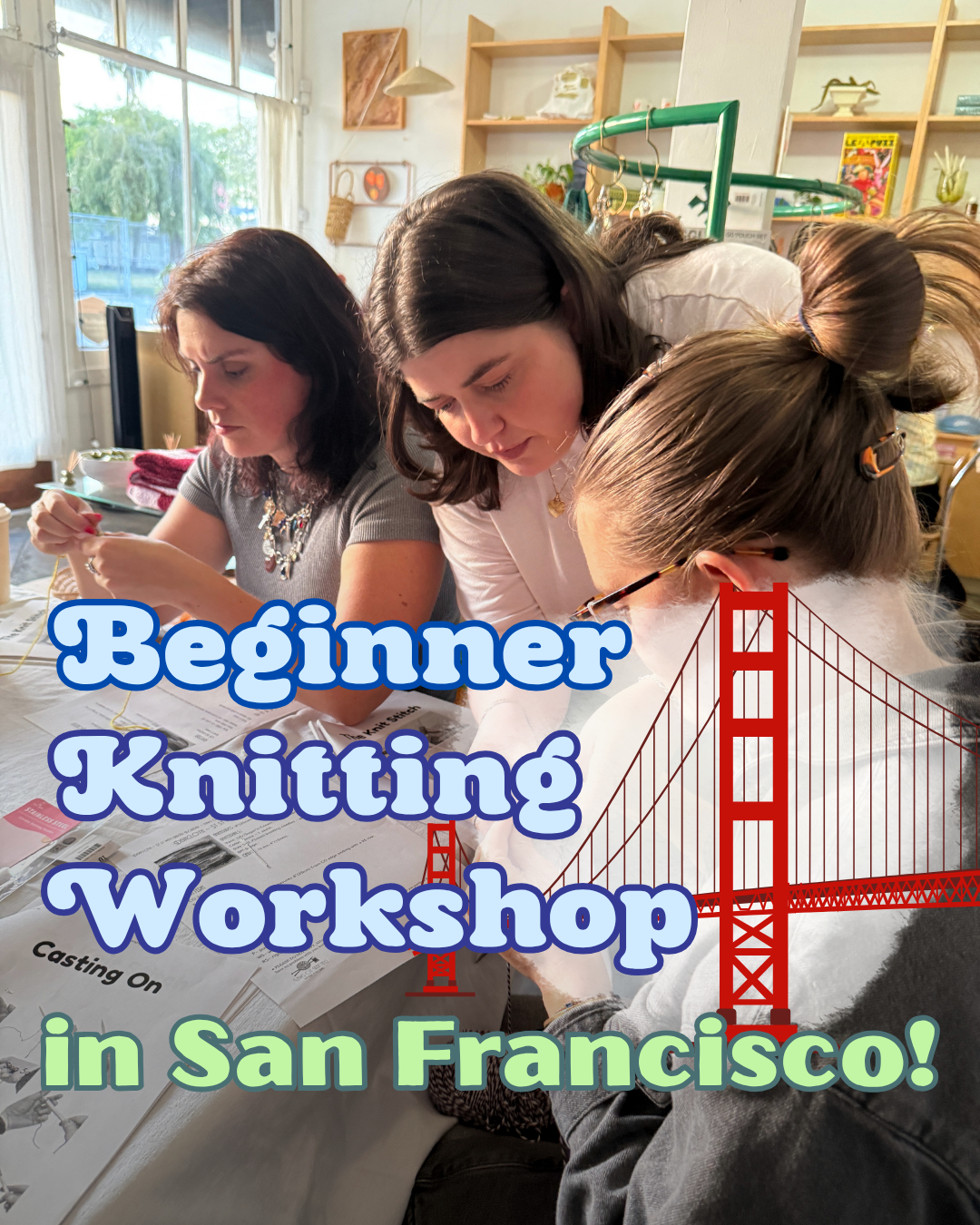 Beginner Knitting Workshop - San Francisco