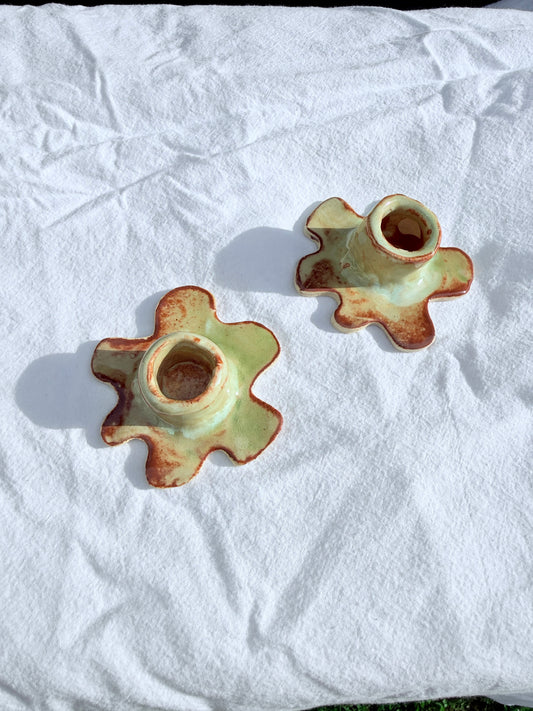 Flower Candle Holders