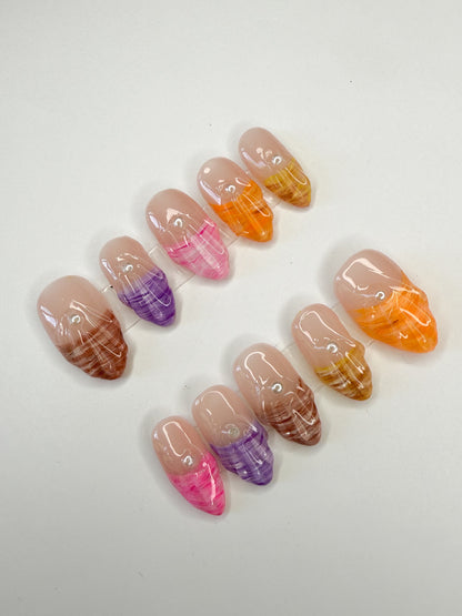 Multicolor Seashells