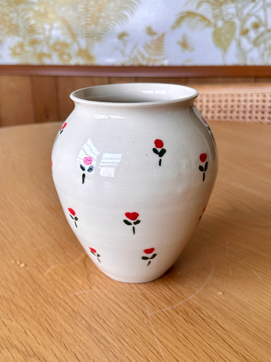 Floral Pattern Vase