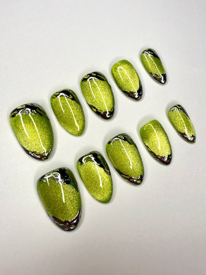 Lemon Cat Eye Crome