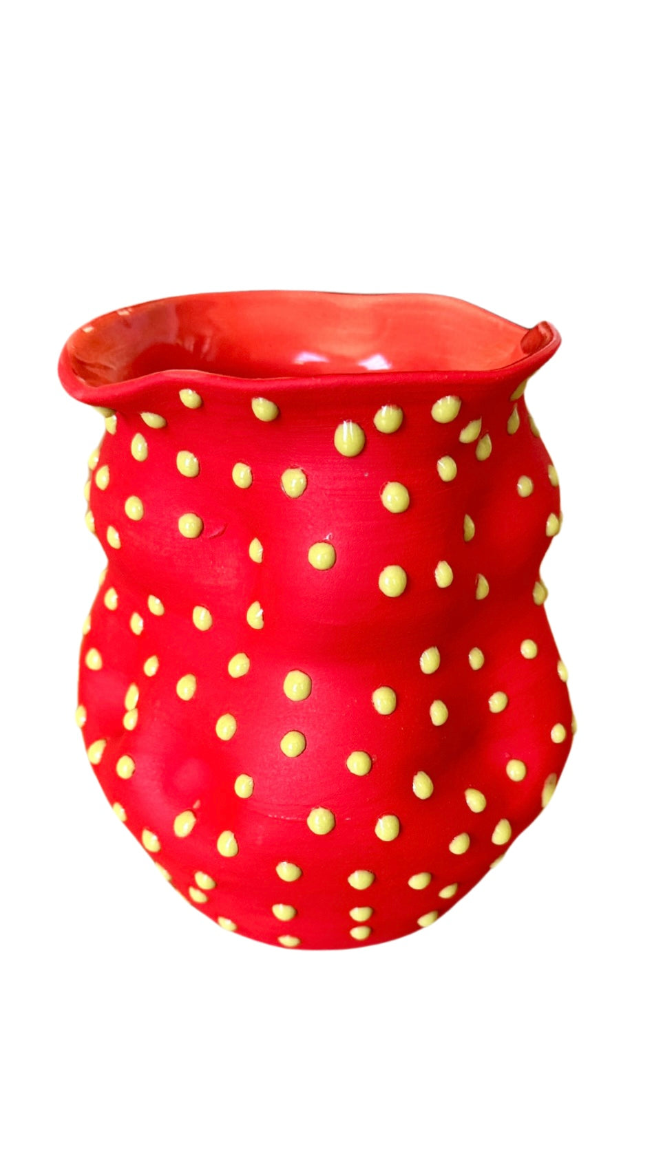 Monster Vase (Red & Green)