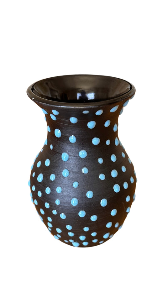 Monster Vase (Black & Blue)