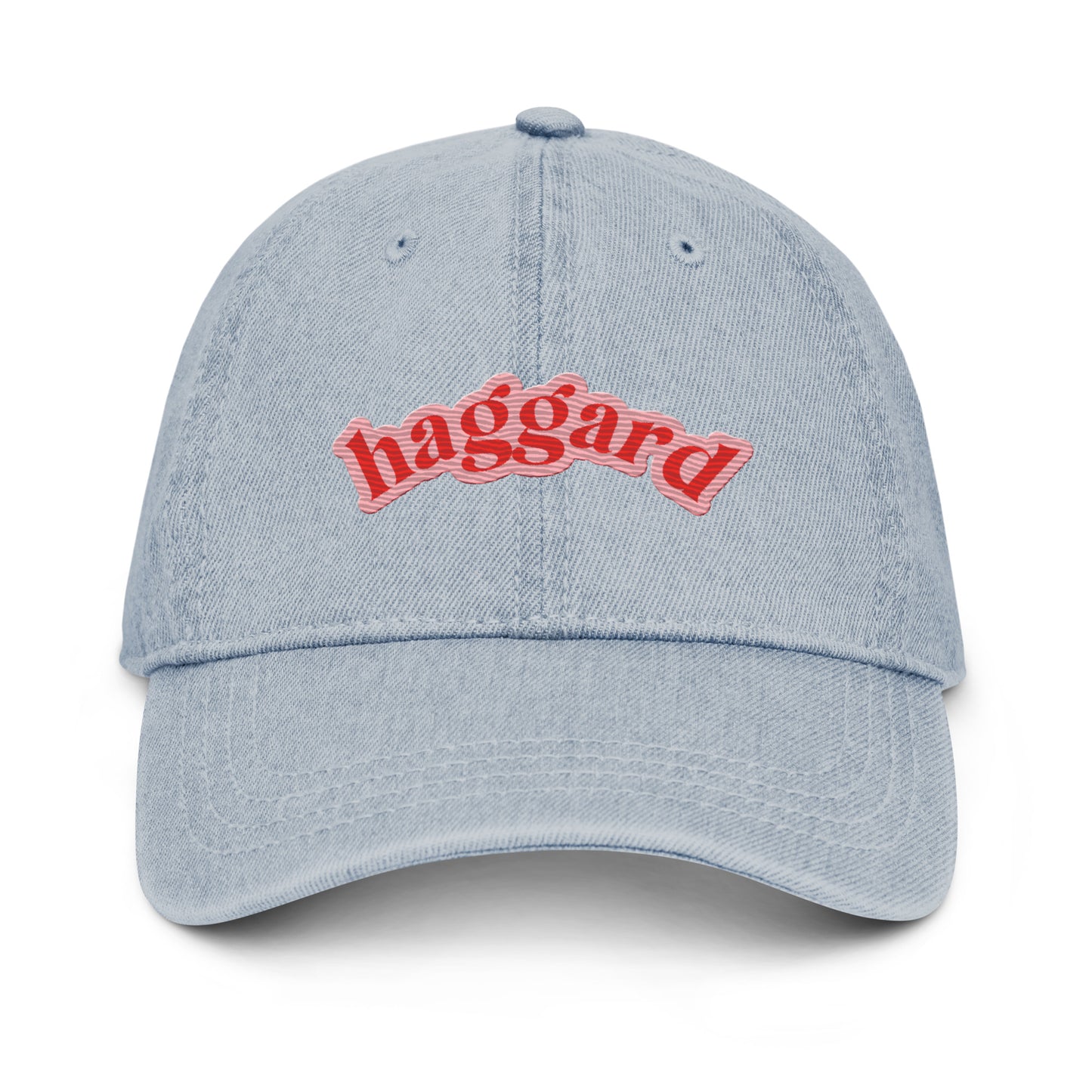 Haggard Denim Hat red/pink