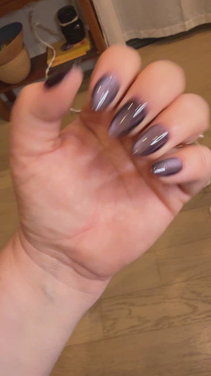 Smoked Purple Cat Eye